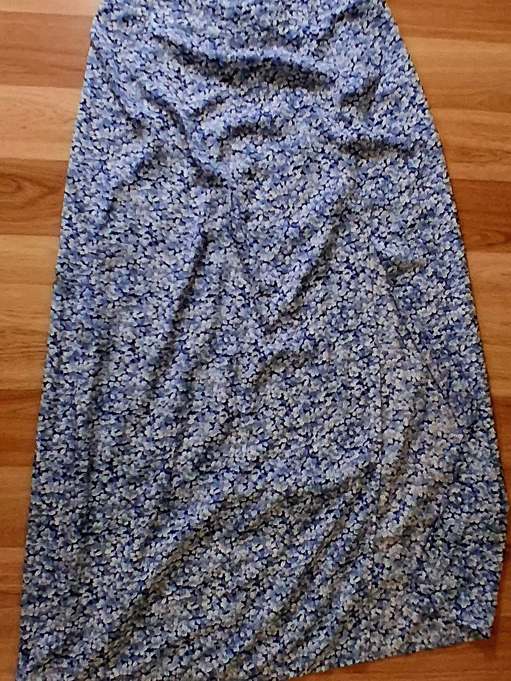 "2/$40" Blue Floral Midi/Maxi Skirt – Romantic Boho Style 💙 - Picture 3 of 8